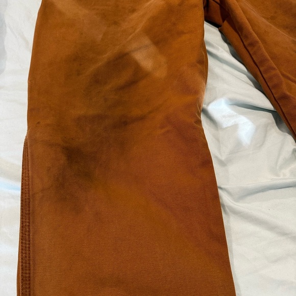 Bundle 2 Pair Dickie Work Pants. Dark chocolate brown 38x34. Duck brown 38x32. - Picture 2 of 14